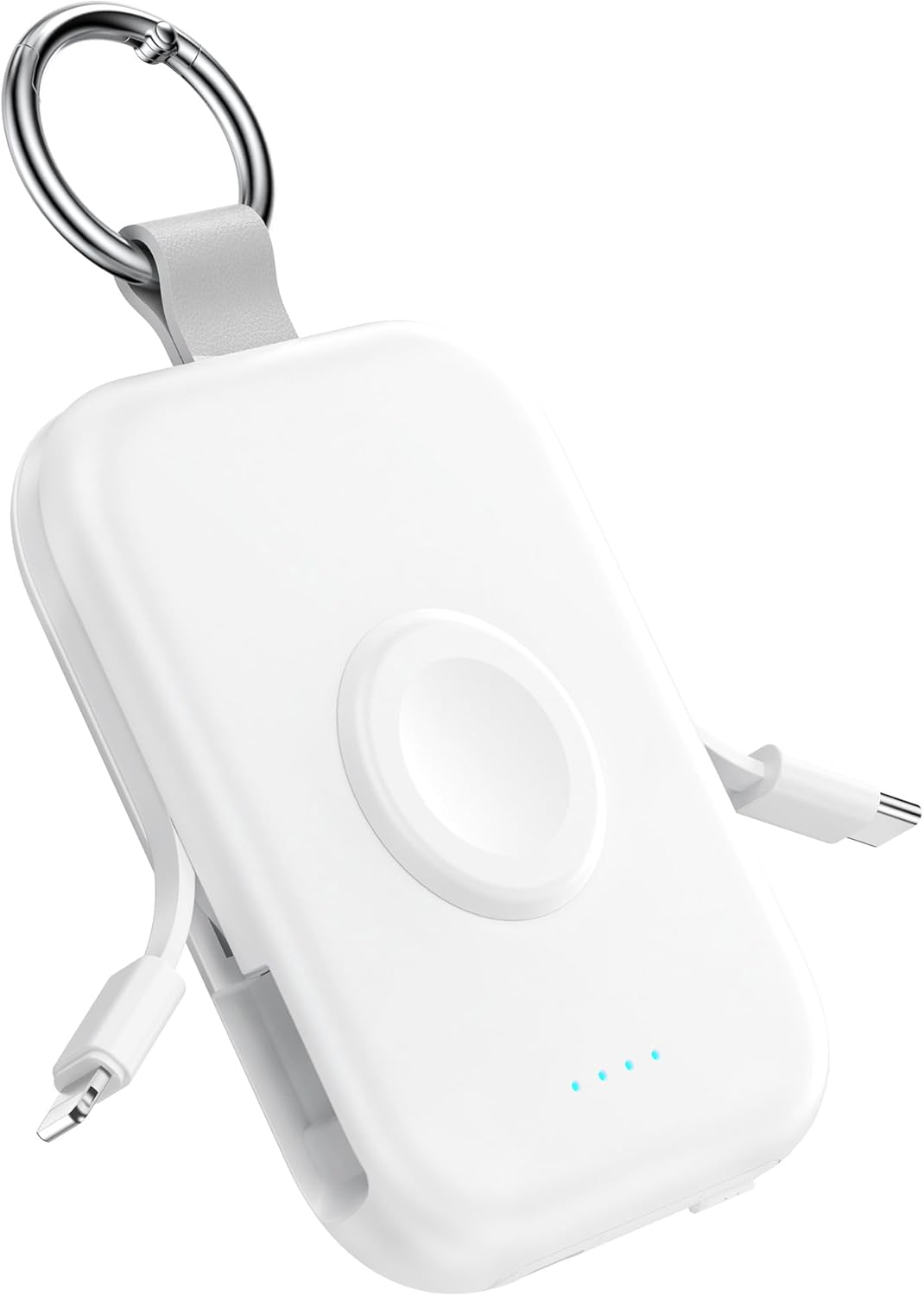 RORRY apple watch 充電器 モバイルバッテリー 5000mAh 2本ケーブル内蔵