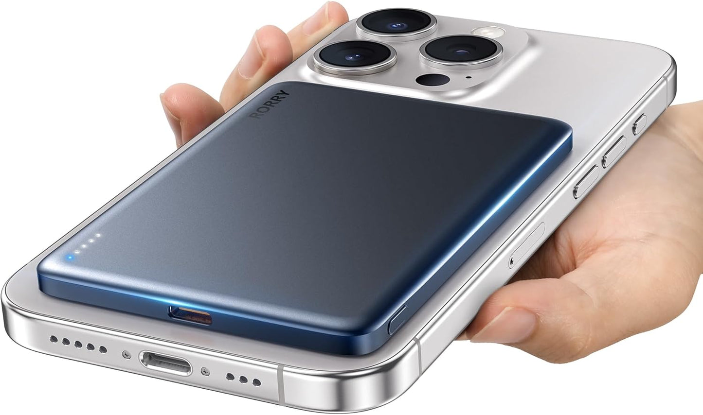 RORRY【2025新傑作 0.86cm モバイルバッテリー 超薄型】