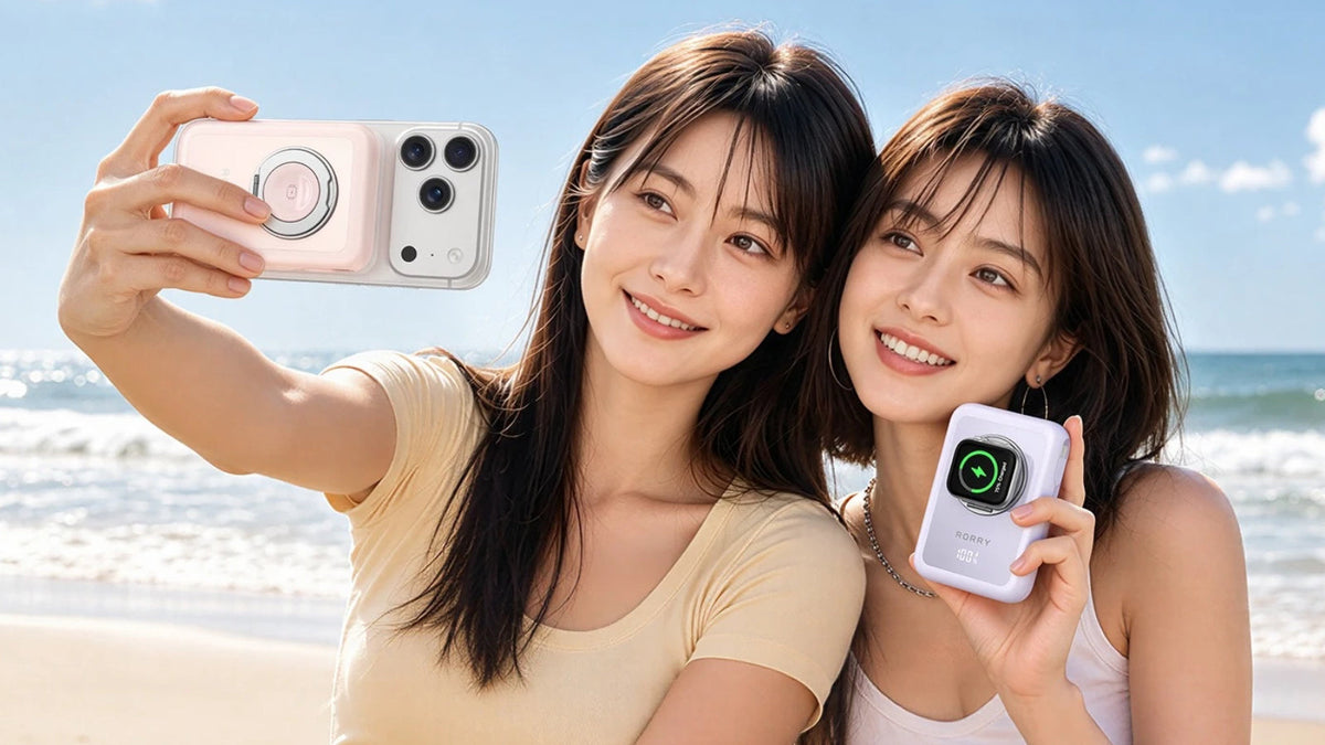 RORRY MagAir P8-10000mAh MagSafeモバイルバッテリー 22.5W
