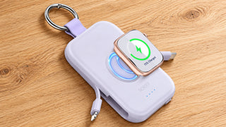 リングと内蔵ケーブルを備えたRORRY CharmGo D2 5000mAh