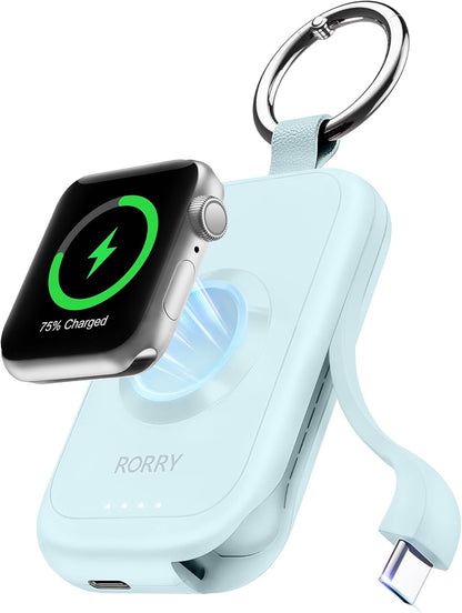 RORRY アップルウォッチ 充電器 モバイルバッテリー 2500mah