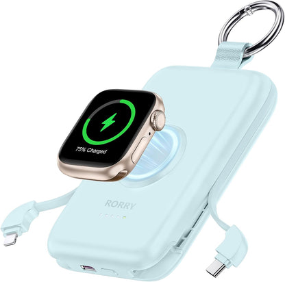 RORRY【進級プロ版 急速充電】アップルウォッチ モバイルバッテリー 10000mAh