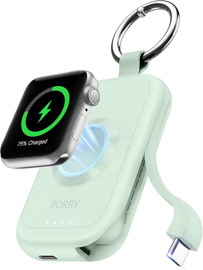 RORRY アップルウォッチ 充電器 モバイルバッテリー 2500mah