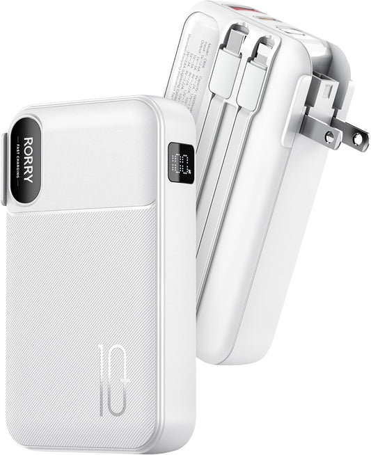 RORRY【モバイルバッテリー コンセント一体型 10000mAh