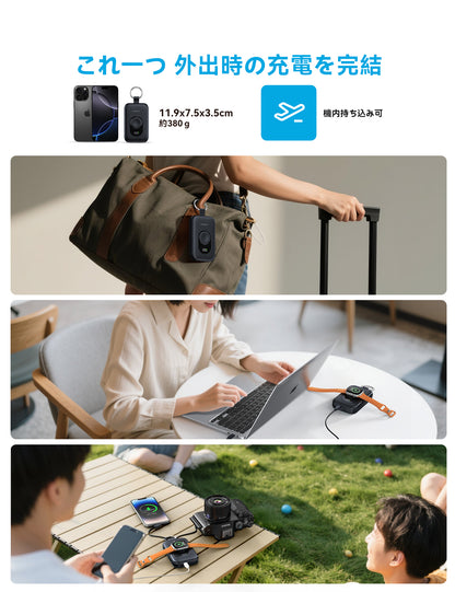 RORRY CharmGo D2 20000mAh キーホルダー型 モバイルバッテリー（30W対応）