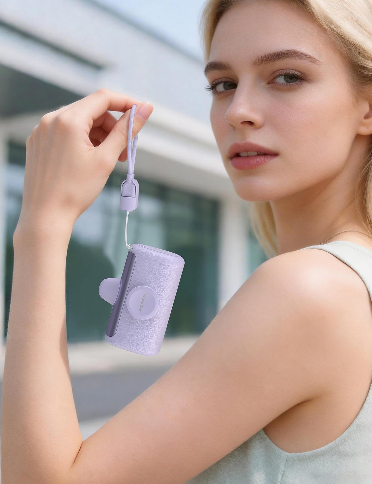 RORRY PalmGo® D5 ポータブル充電器 10000mAh（USB-C搭載）