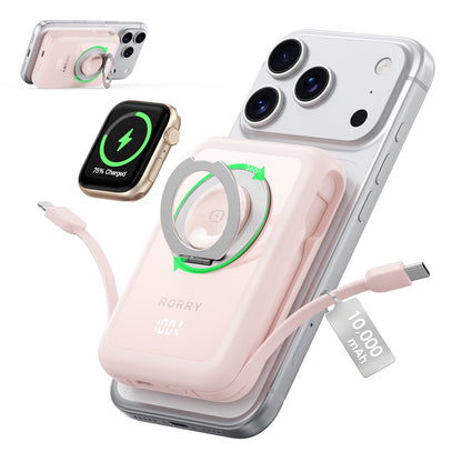 RORRY CharmAir P8-10000mAh MagSafeモバイルバッテリー 22.5W