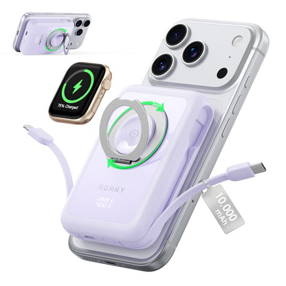 RORRY CharmAir P8-10000mAh MagSafeモバイルバッテリー 22.5W