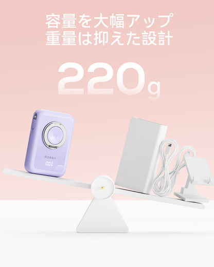 RORRY CharmAir P8-10000mAh MagSafeモバイルバッテリー 22.5W