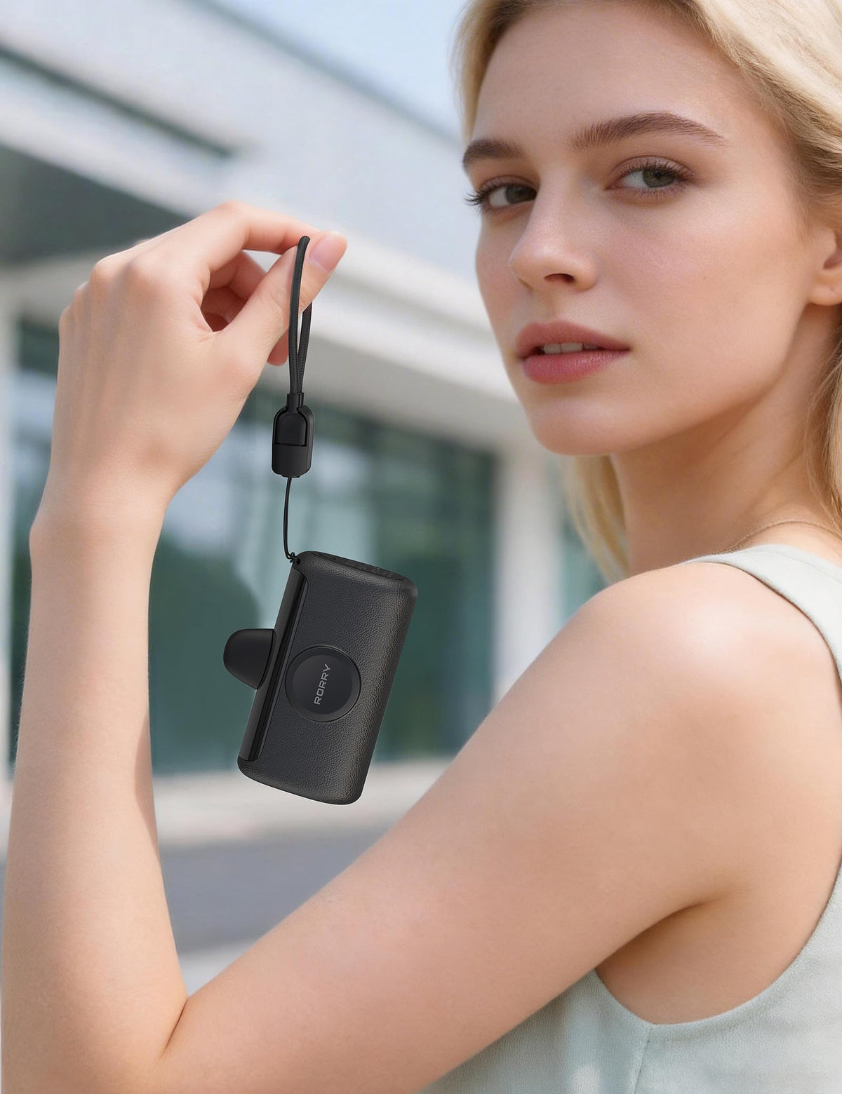 RORRY PalmGo® D5 ポータブル充電器 10000mAh（USB-C搭載）