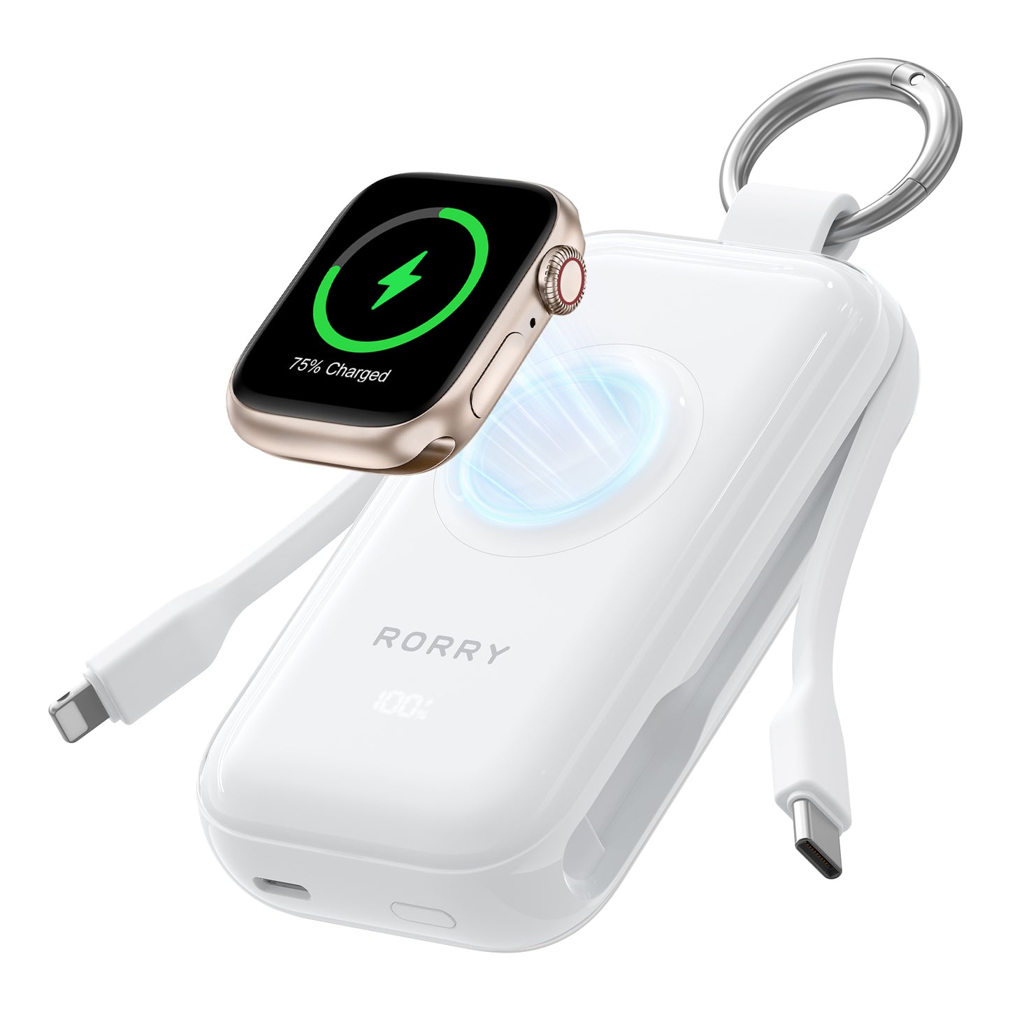 RORRY CharmGo D4 10000mAh キーホルダー型モバイルバッテリー 45W急速充電