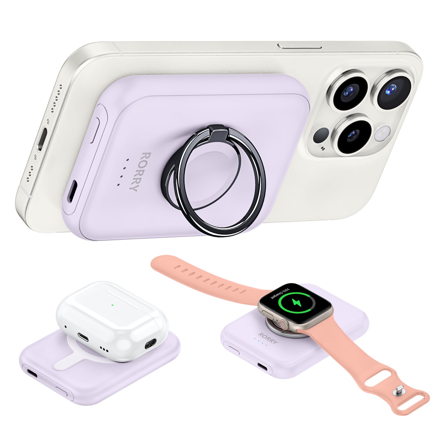 RORRY D13 MagSafe モバイルバッテリー 5000mAh