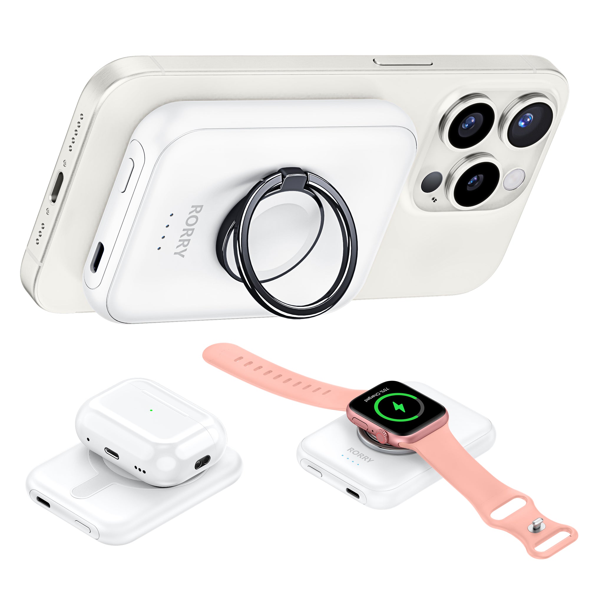 RORRY D13 MagSafe モバイルバッテリー 5000mAh