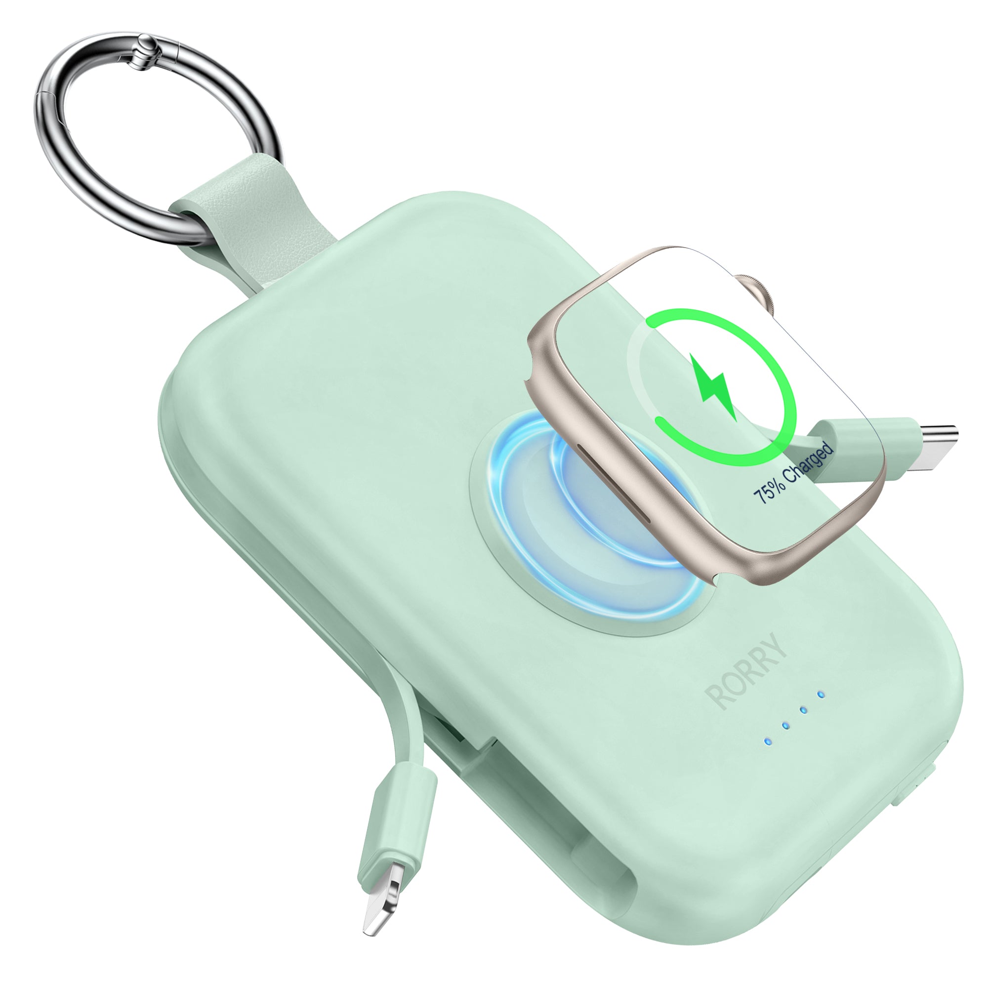 RORRY CharmGo D2 5000mAh キーホルダー型 モバイルバッテリー
