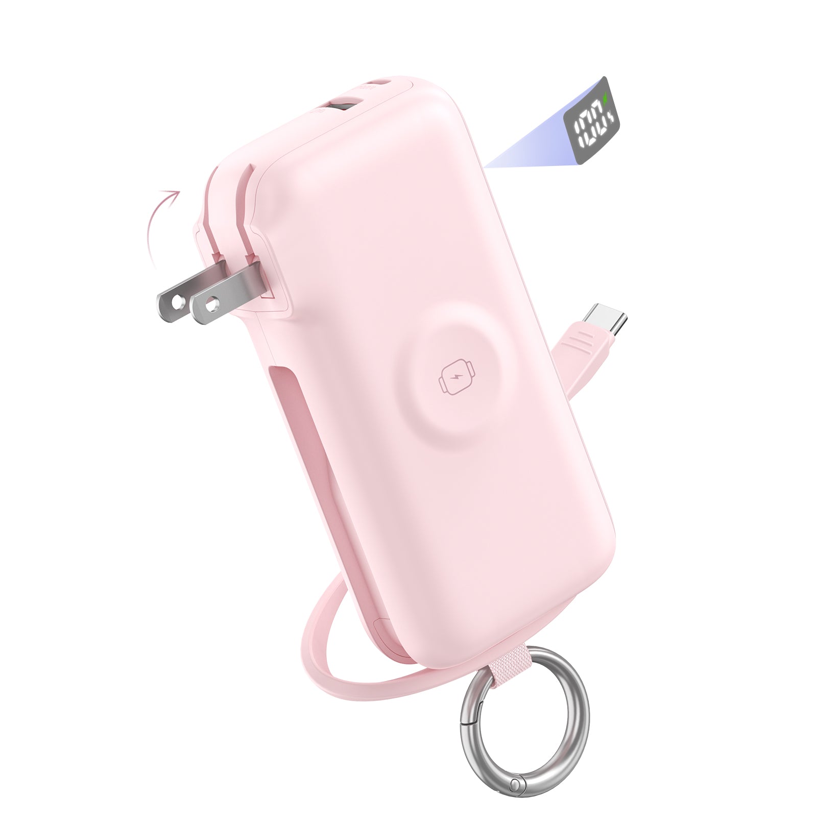 RORRY Flow CB4｜コンセント一体型 モバイルバッテリー 10000mAh