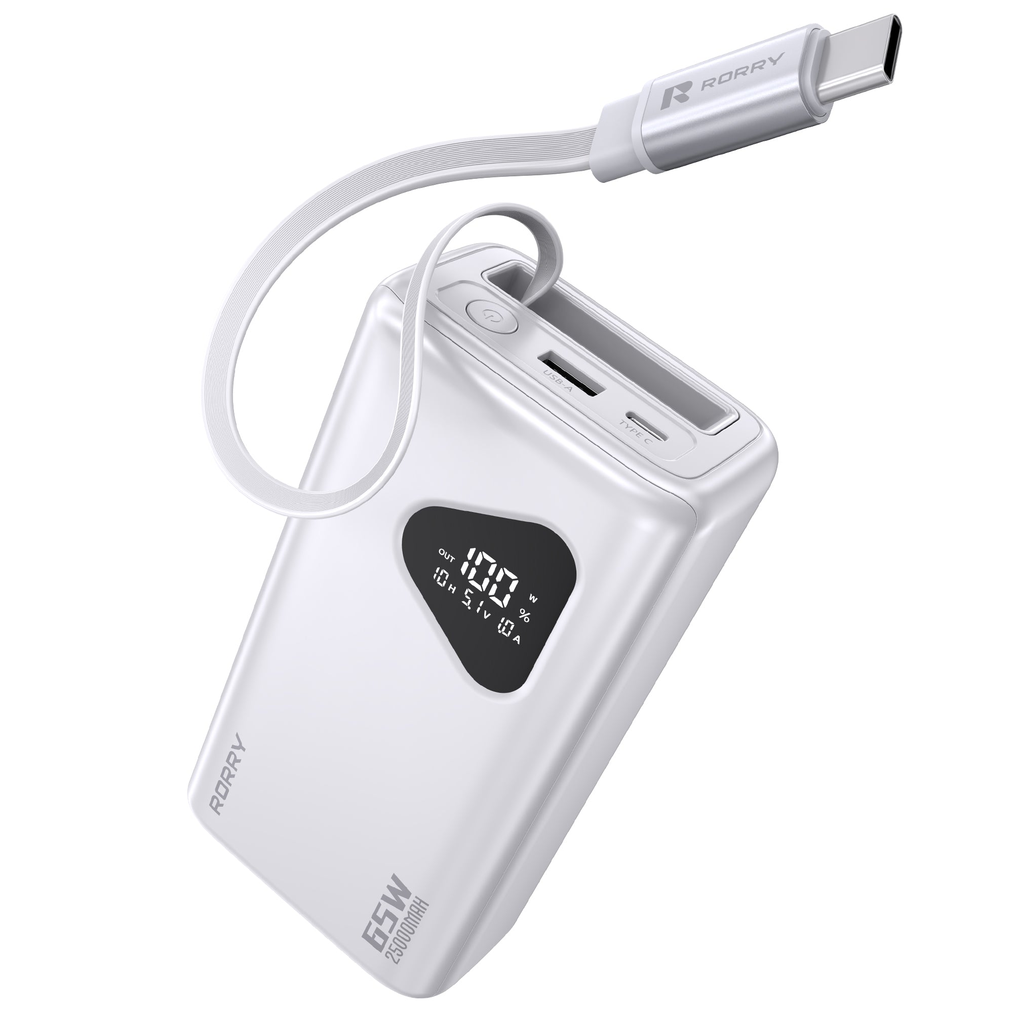 RORRY H3-25000mAh 大容量ノートPC対応モバイルバッテリー 65W急速充電