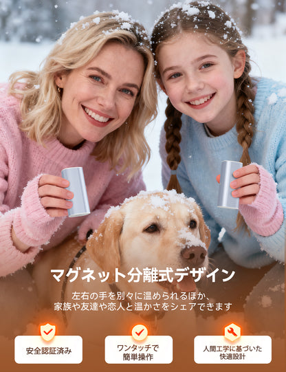 RORRY N1 充電式カイロ 10000mAh 2 個セット
