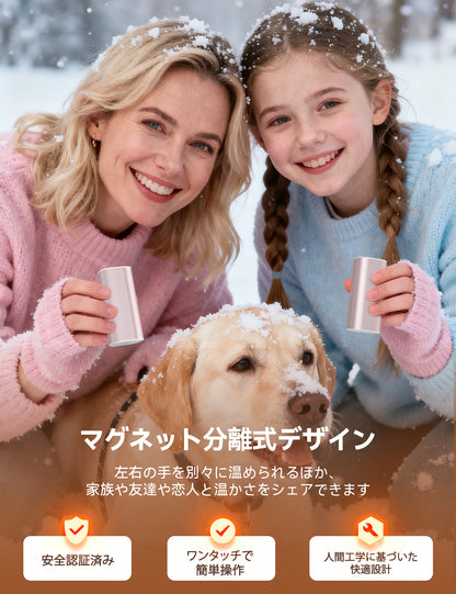 RORRY N1 充電式カイロ 10000mAh 2 個セット