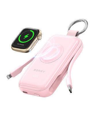 モバイルバッテリーカラビナ付き