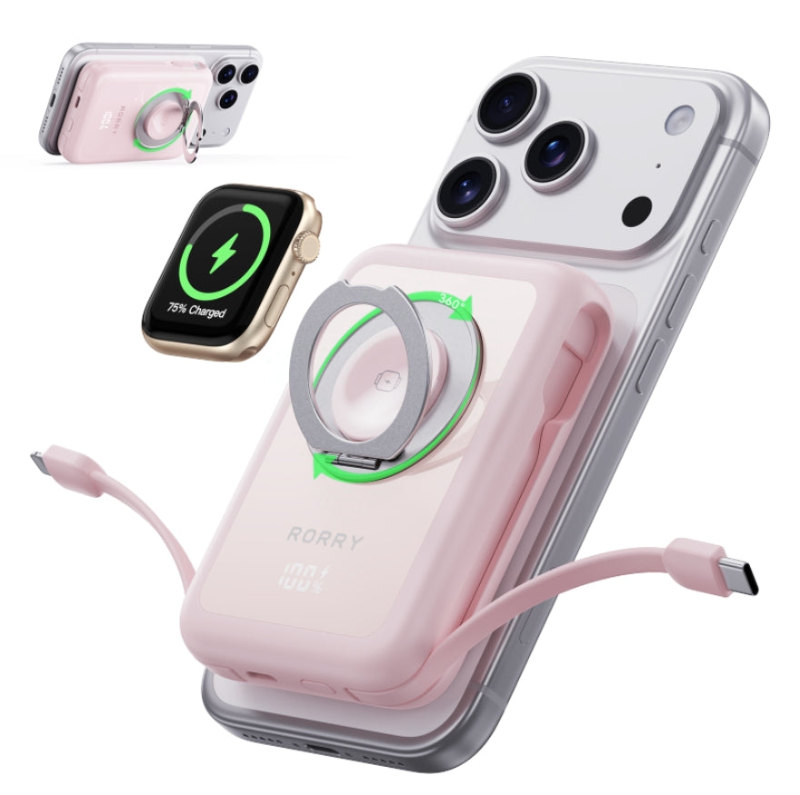 RORRY MagAir P8-10000mAh MagSafeモバイルバッテリー 22.5W